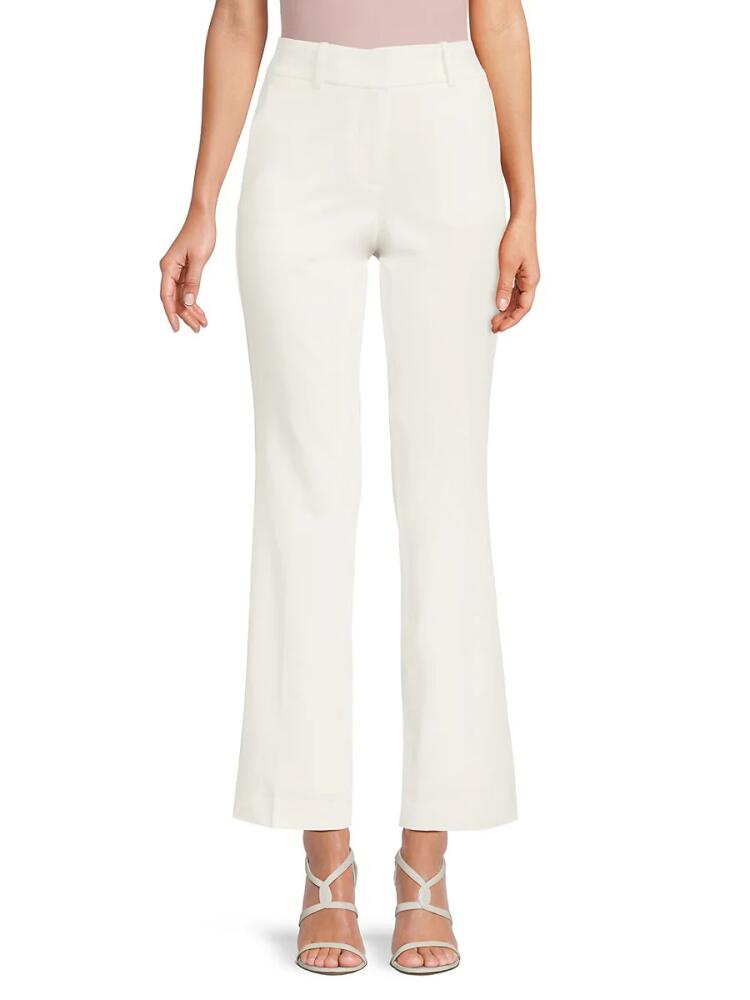 Tommy Hilfiger Women's Flat Front Pants - Ivory Cover