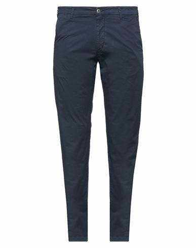 40weft Man Pants Midnight blue Cotton, Elastane Cover