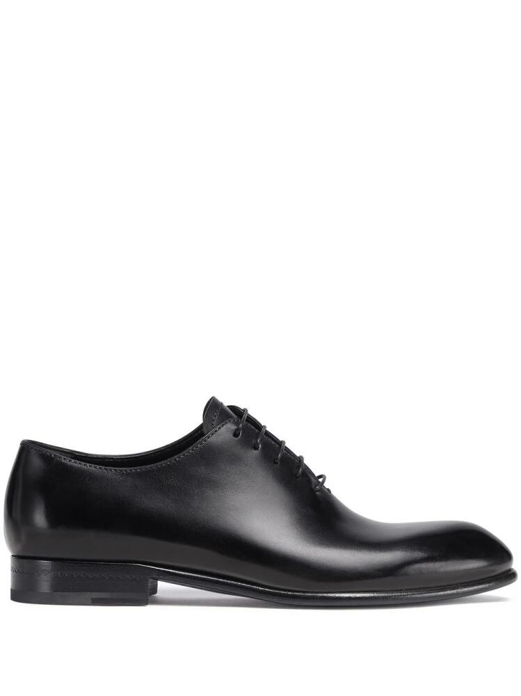 Zegna Vienna leather Oxford shoes - Black Cover