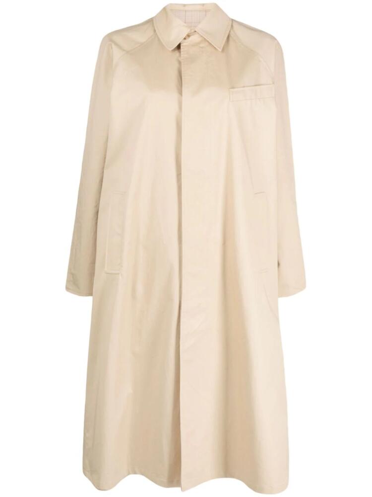 Claudie Pierlot reversible cotton trench coat - Neutrals Cover