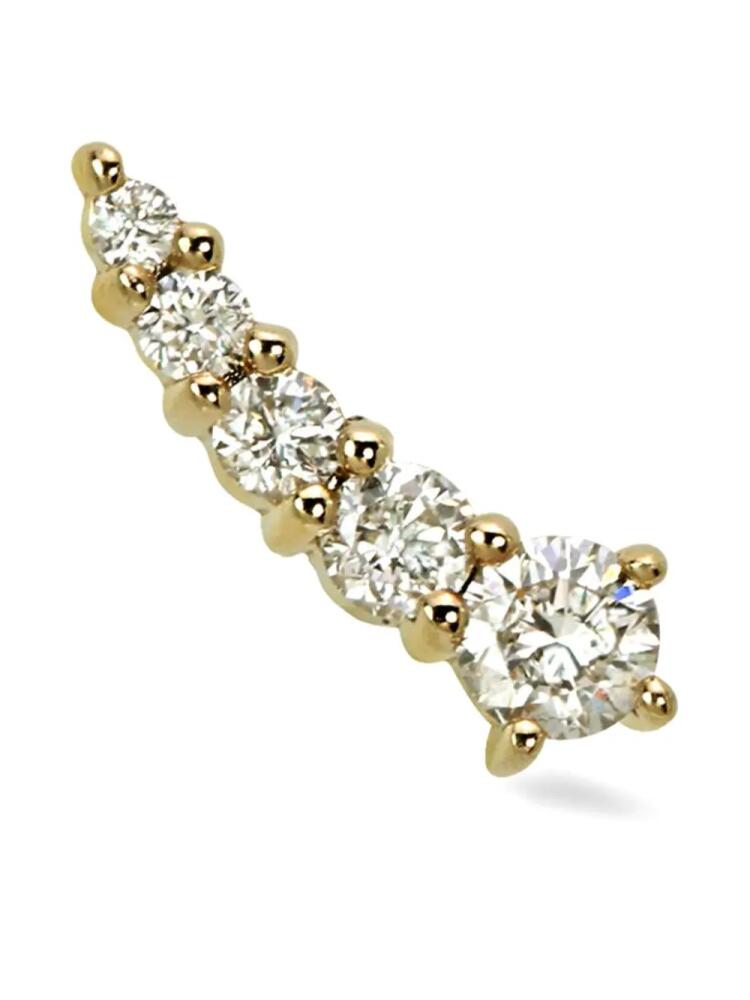 Lark & Berry 14kt yellow gold Shooting Star diamond stud earring Cover