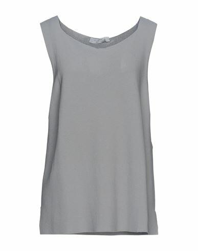 D. exterior Woman Top Grey Viscose, Polyamide Cover