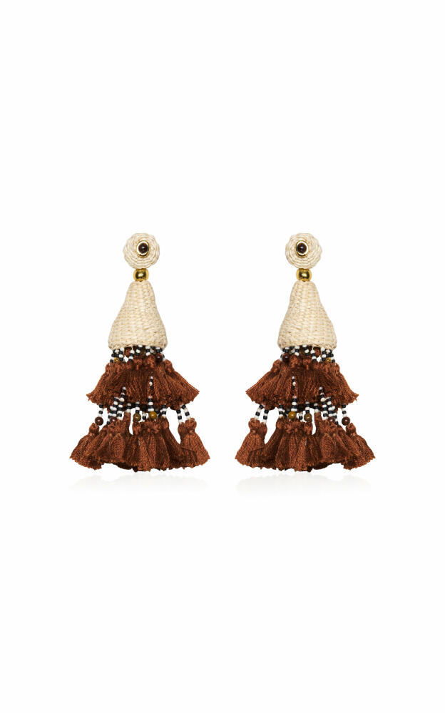 Johanna Ortiz - Caudal Magico Palm Earrings - Brown - Gifts For Her Cover