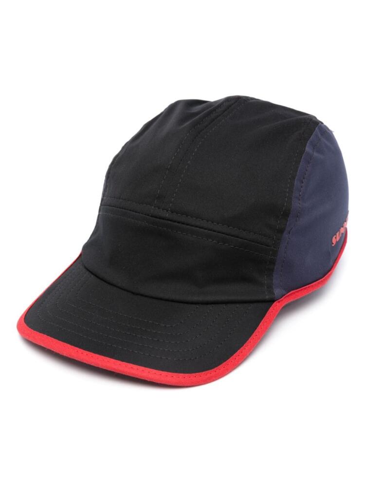 Sunnei logo-embossed baseball cap - Black Cover