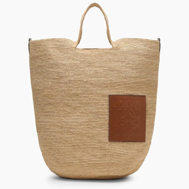 Loewe Natural/brown raffia bag Cover