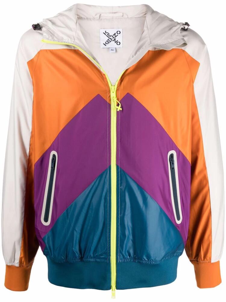 Kenzo colour-blocked sport jacket - Pink Cover