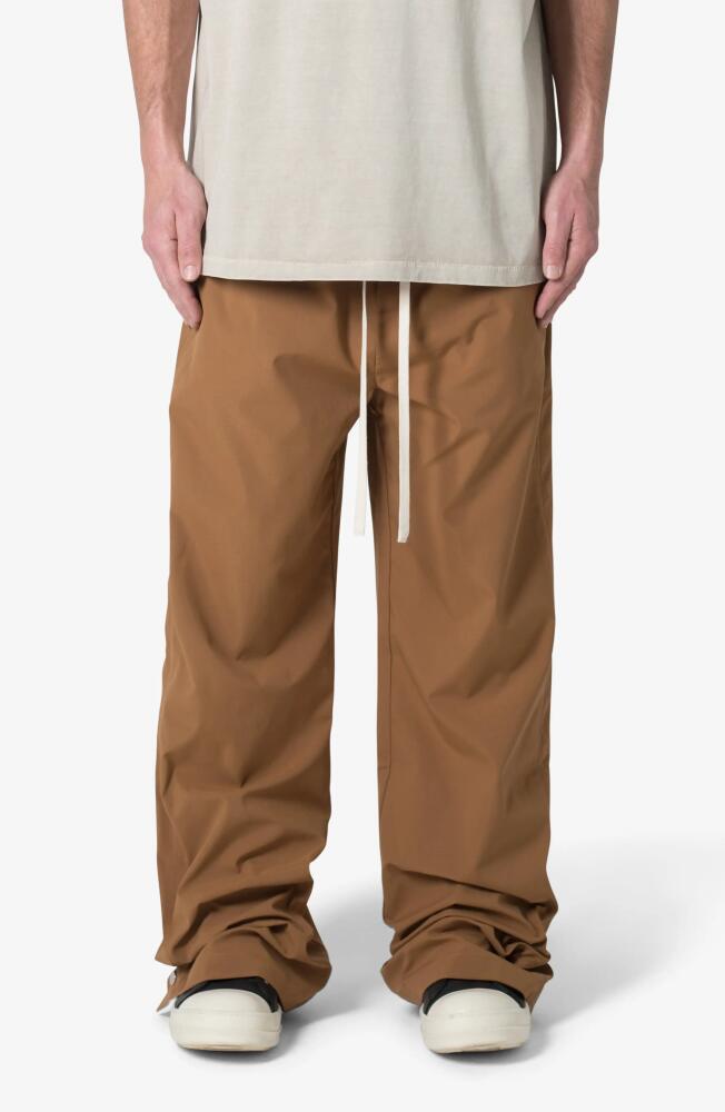 mnml Side Snap Nylon Pants in Brown Cover