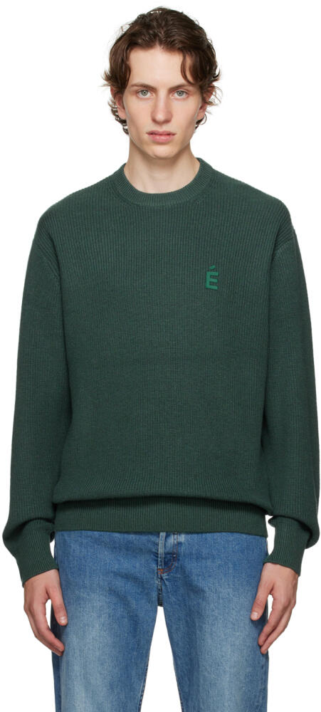 Études Green Boris Sweater Cover