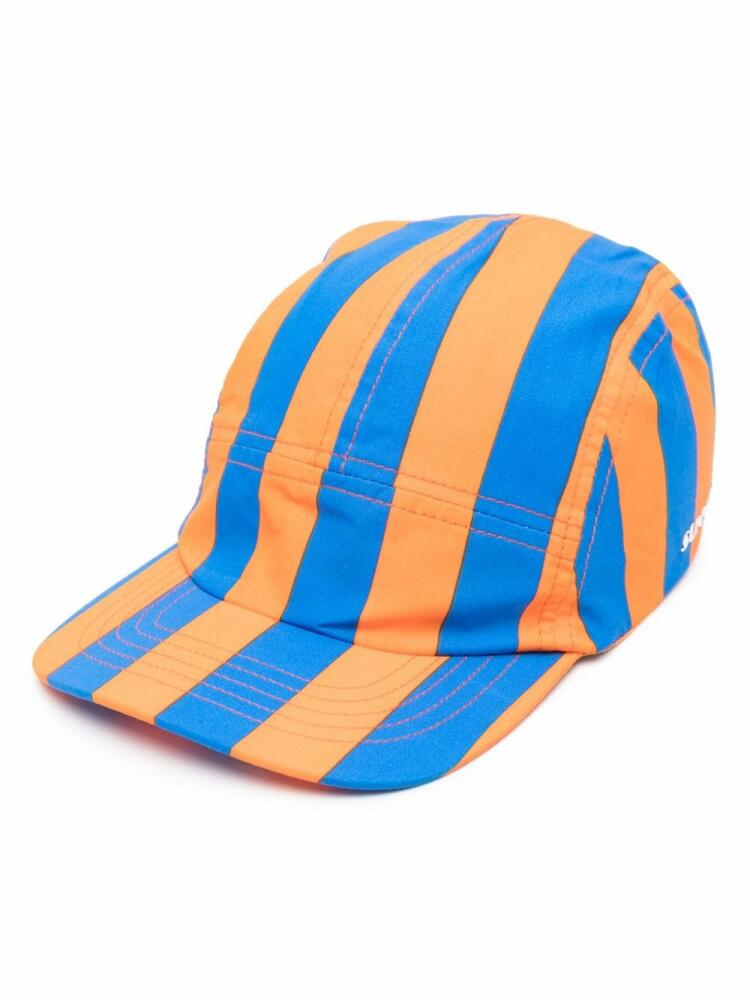 Sunnei striped cotton baseball cap - Orange Cover