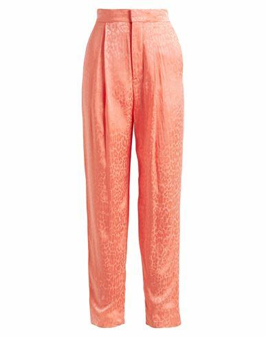 Dundas Woman Pants Coral Acetate, Viscose Cover