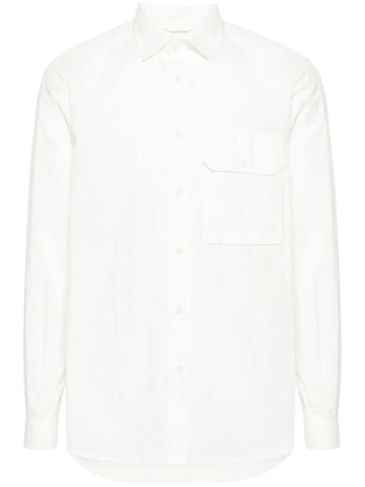 Ten C classic-collar poplin shirt - White Cover