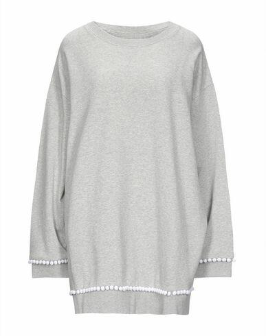 Mm6 Maison Margiela Woman Mini dress Light grey Cotton, Elastane Cover