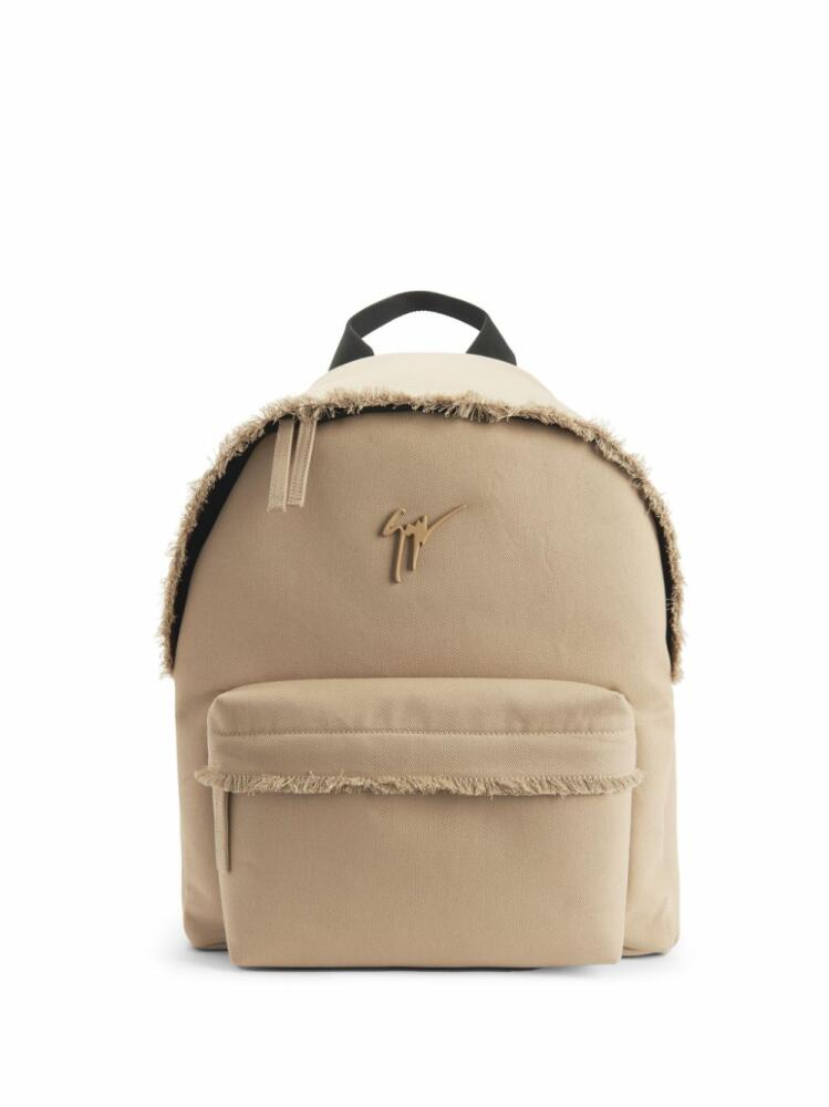 Giuseppe Zanotti Bud cotton backpack - Neutrals Cover