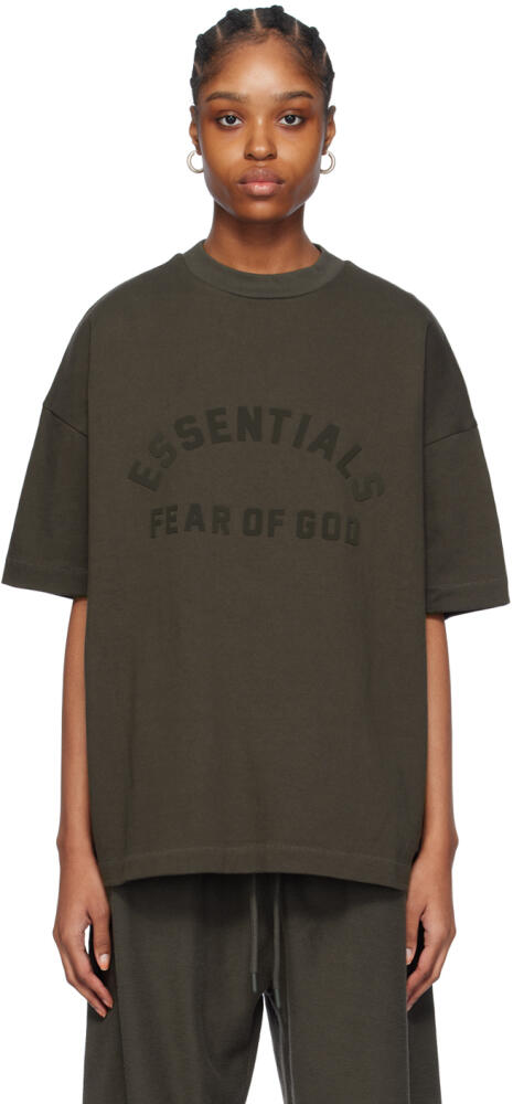 Fear of God ESSENTIALS Gray Crewneck T-Shirt Cover