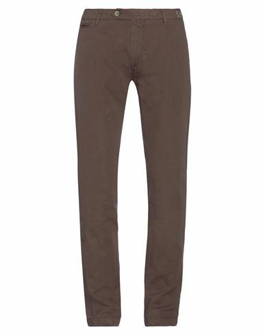 Jacob Cohёn Man Pants Brown Cotton Cover