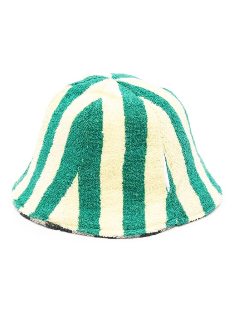 Sunnei striped reversible terry-cloth sun hat - Grey Cover