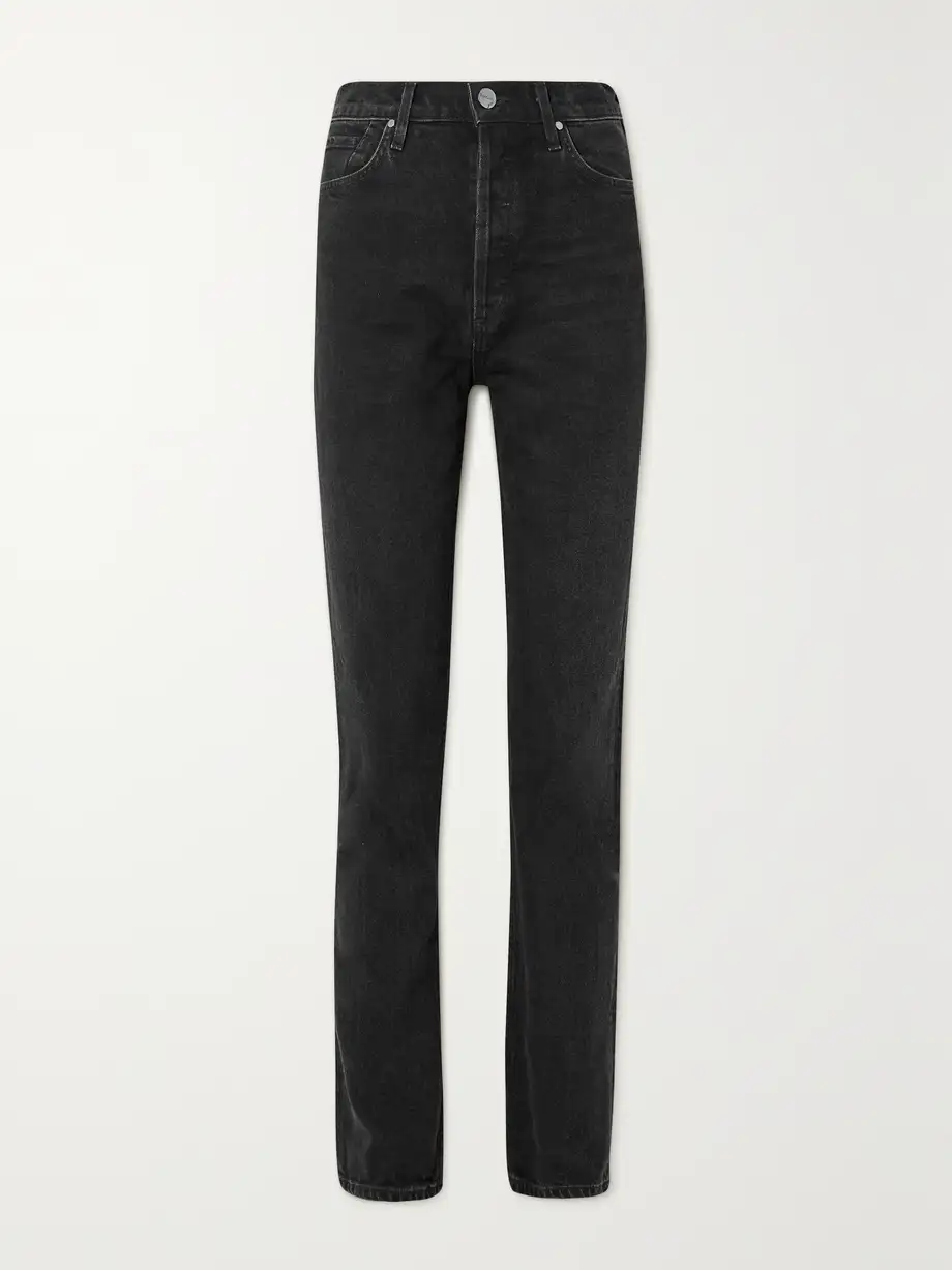 GOLDSIGN - Lawler High-rise Slim-leg Jeans - Black Cover