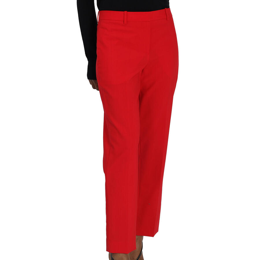 Givenchy Ladies Pop Red Concealed Fastening Tailored Trousers Cover