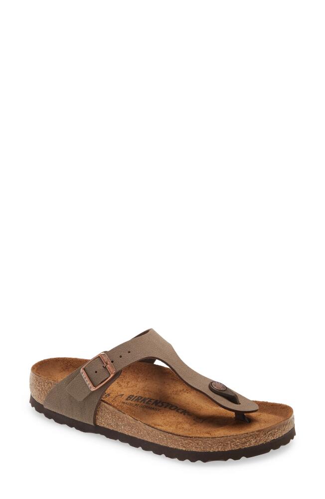 Birkenstock Gizeh Birko-Flor Flip Flop in Brown Cover