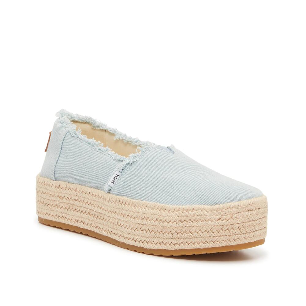 TOMS Valencia Espadrille SlipOn | Women's | Light Blue Cover