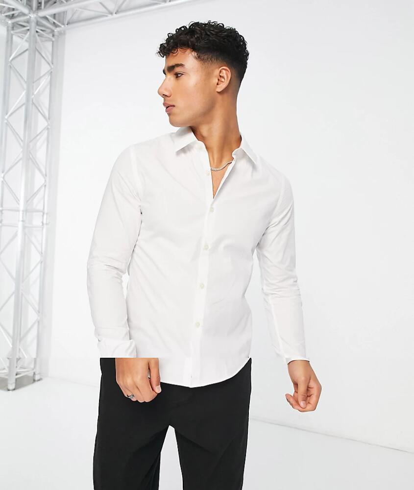 French Connection 2-pack skinny shirts in white Cover