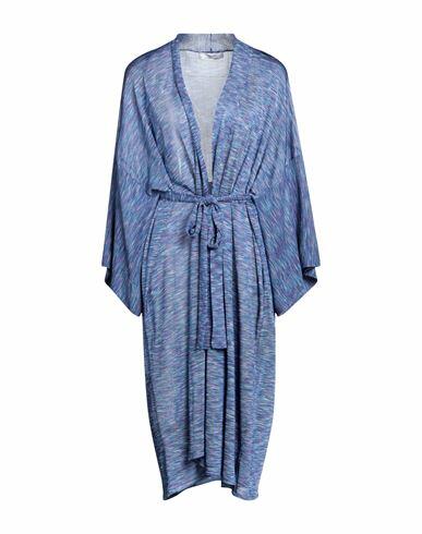 Liviana Conti Woman Cardigan Slate blue Viscose Cover