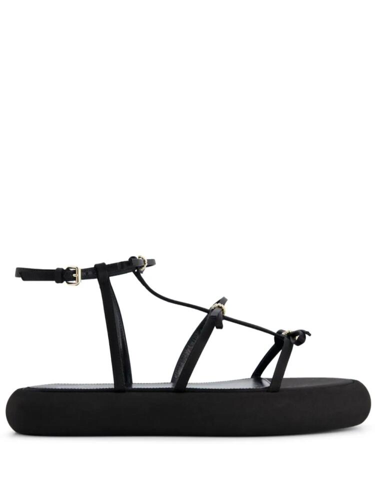 Giambattista Valli bow-embellished flatform sandals - Black Cover