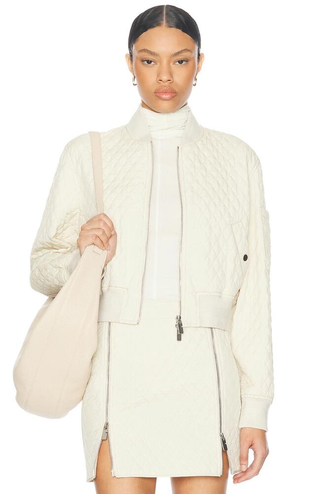 Burberry Bomber Jacket in White Cover