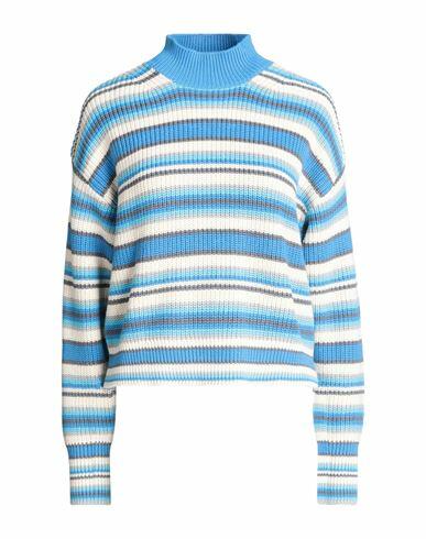 Jjxx By Jack & Jones Woman Turtleneck Azure Cotton Cover