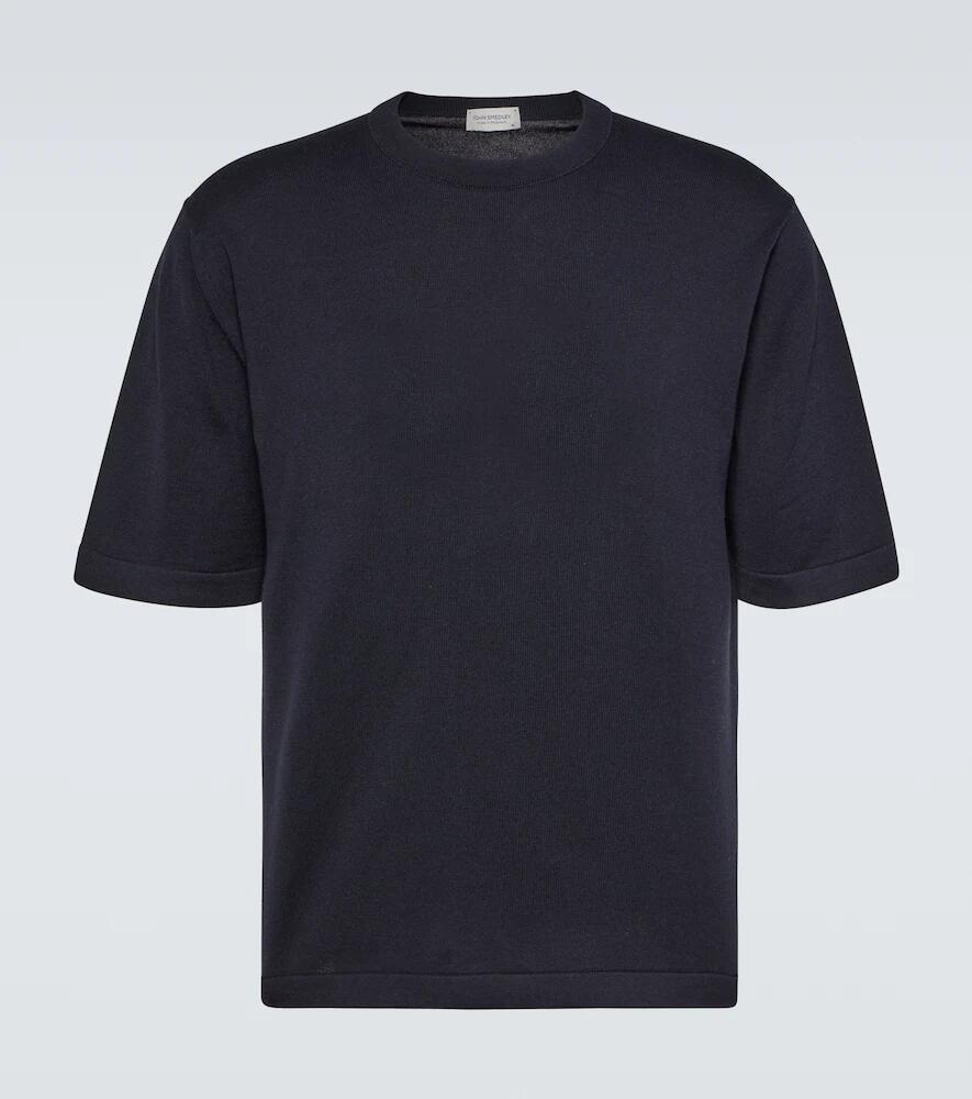 John Smedley Tindall cotton jersey T-shirt Cover