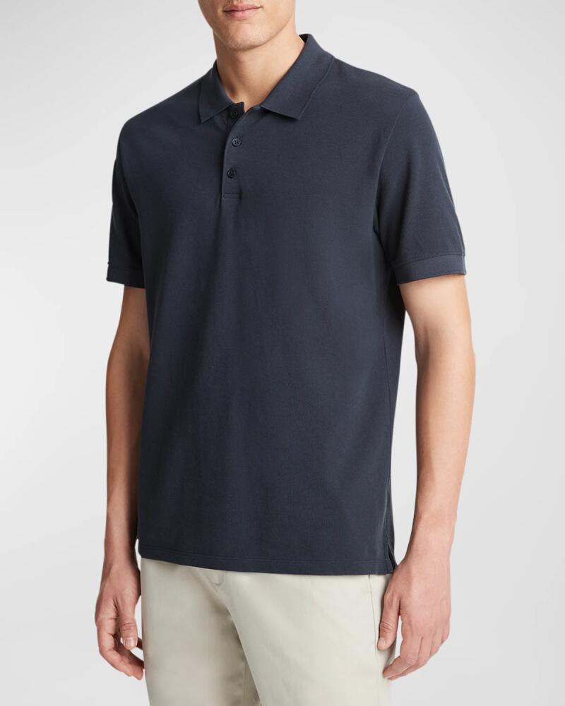 Vince Men's Pique Polo Shirt Cover