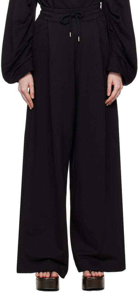 Dries Van Noten Black Loose Sweatpants Cover