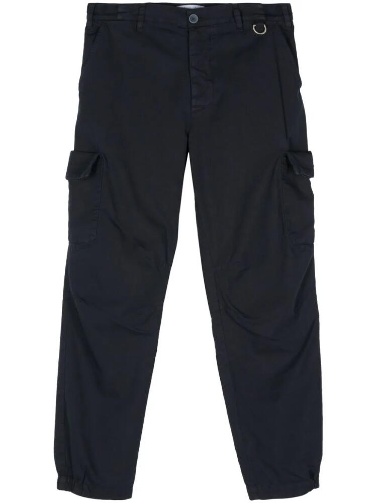 RANRA canvas cargo pants - Blue Cover