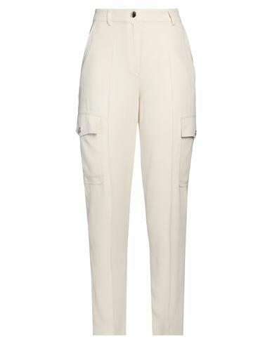 Trussardi Woman Pants Ivory Acetate, Viscose Cover