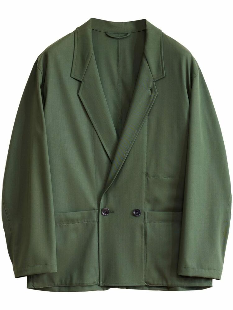 LEMAIRE virgin wool blazer - Green Cover