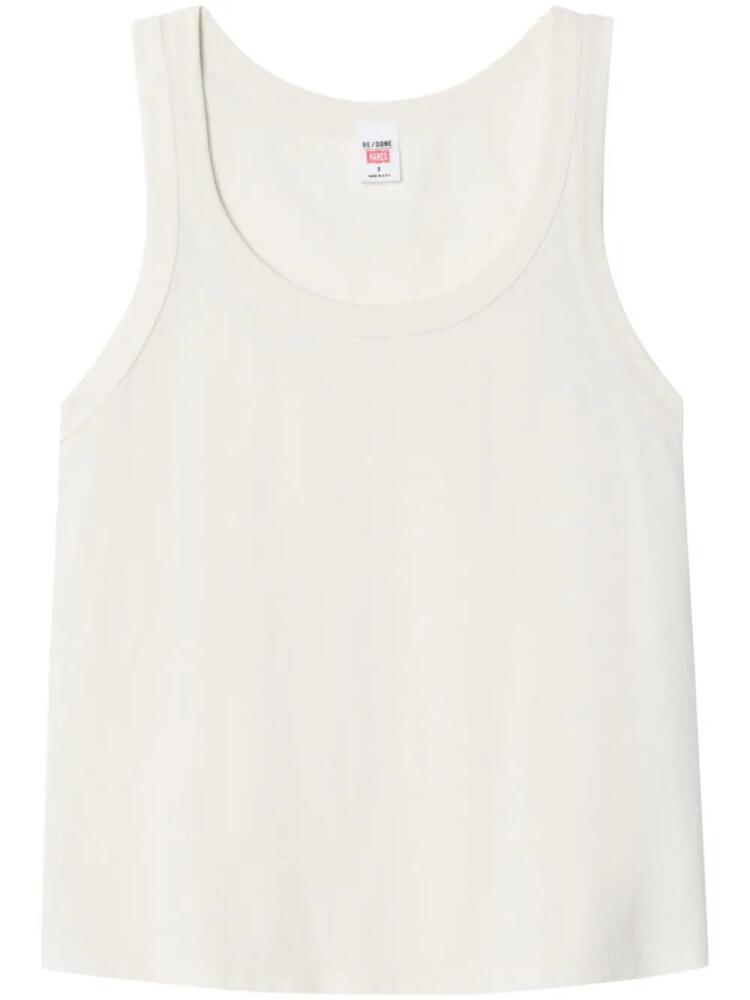 RE/DONE x Hanes Boy tank top - Neutrals Cover