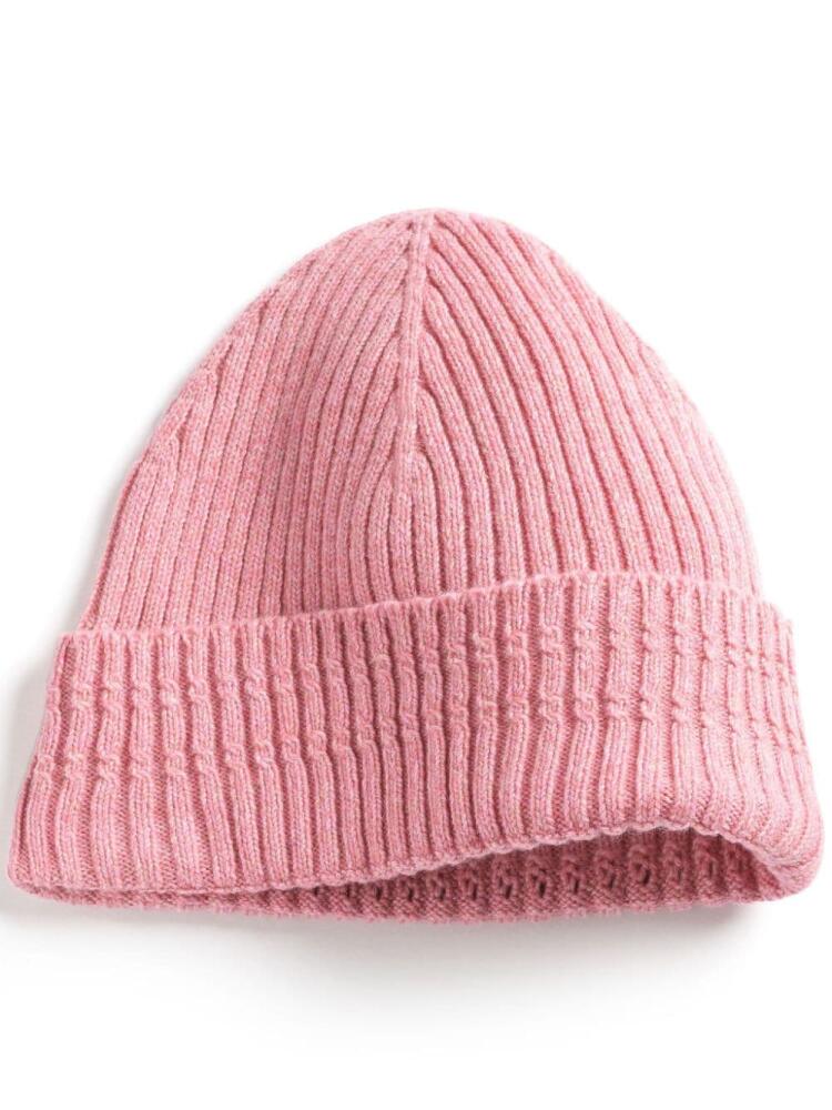 Barrie flecked cashmere beanie - Pink Cover