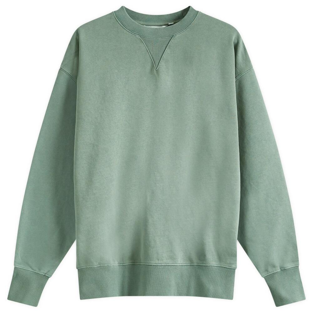 Uniform Bridge Men's Pigment Dyed Sweatshirt in Pigment Green Cover