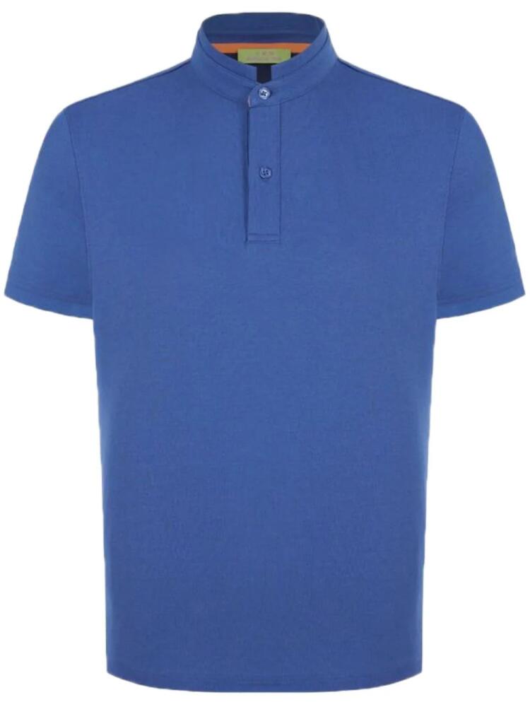 Shanghai Tang logo-embroidered polo shirt - Blue Cover