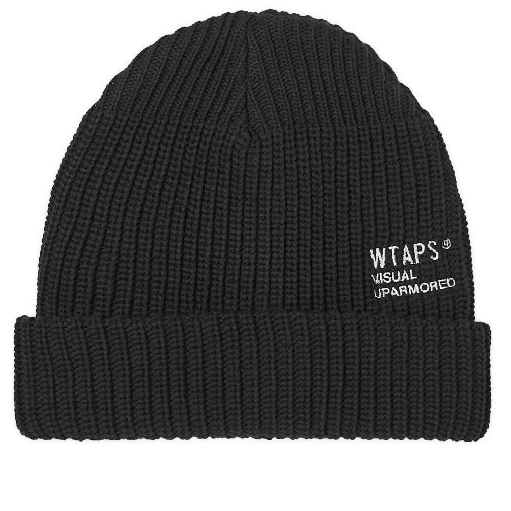 WTAPS Men's 22 Logo Beanie Hat in Black Cover