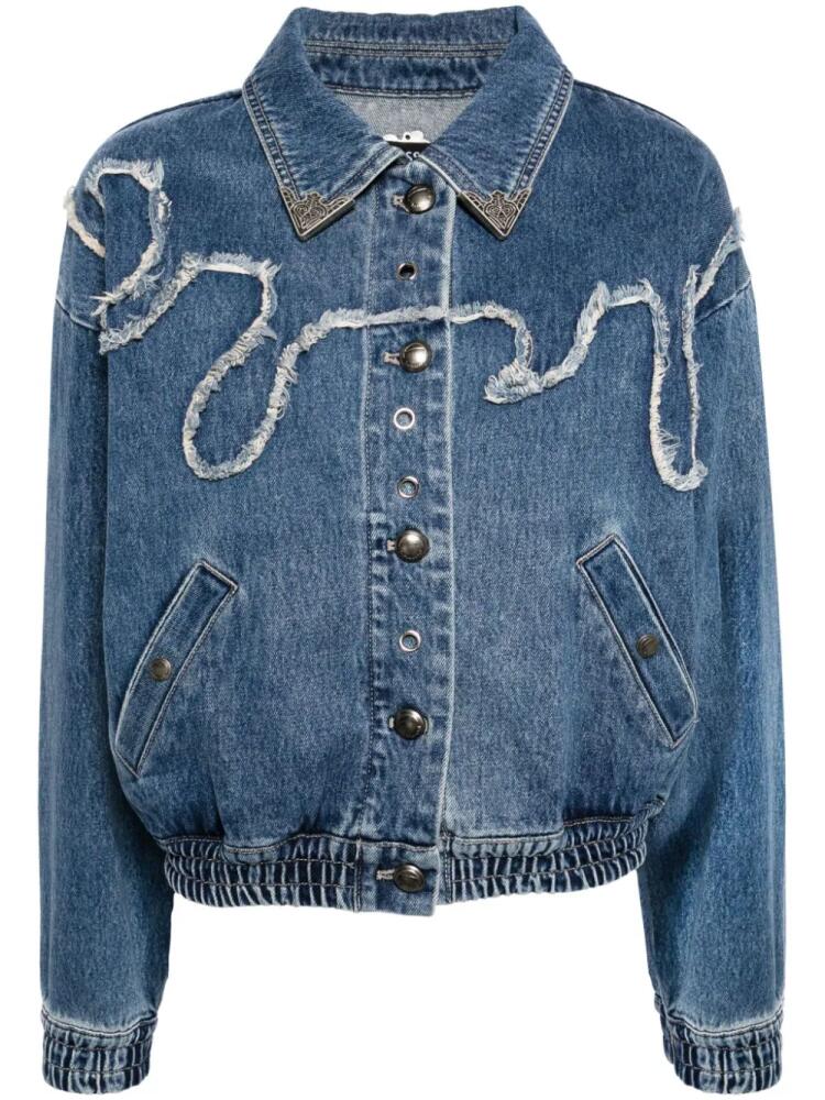 Andersson Bell Mioko Wave denim jacket - Blue Cover