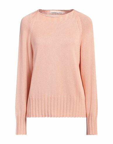 Lamberto Losani Woman Sweater Apricot Silk, Cashmere Cover