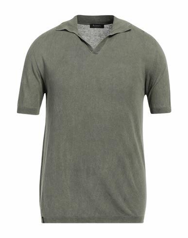 Arovescio Man Sweater Military green Cotton Cover