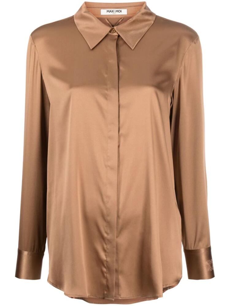 Max & Moi Levy satin shirt - Brown Cover