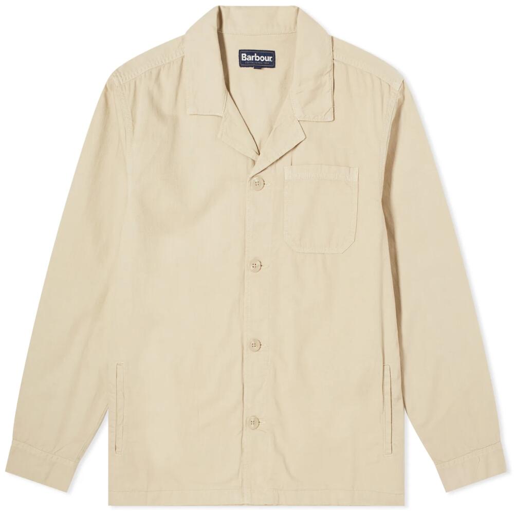 Barbour Men's Melonby Overshirt in Mist Cover