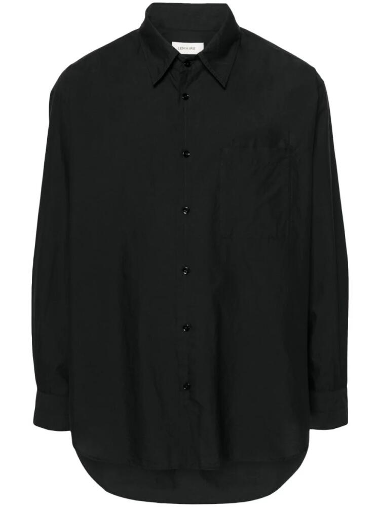 LEMAIRE double-pocket shirt - Black Cover