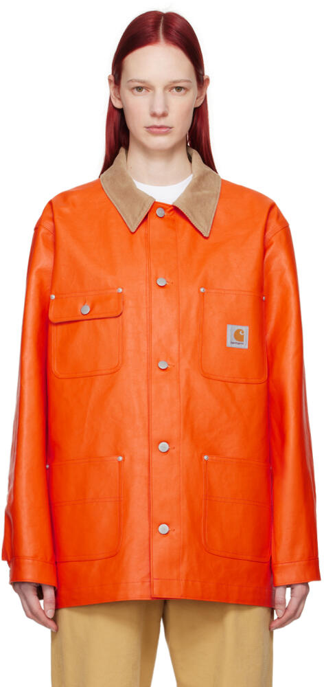 Junya Watanabe Orange Carhartt Work In Progress Edition Jacket Cover