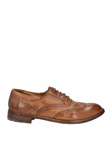 Officine Creative Italia Woman Lace-up shoes Tan Leather Cover