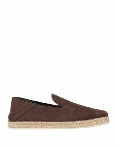 Tod's Man Espadrilles Dark brown Soft Leather Cover