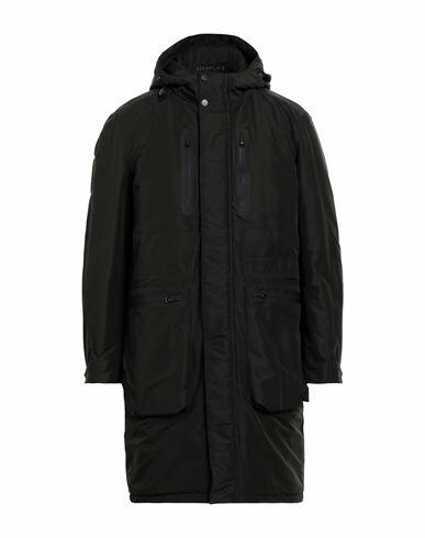 Esemplare Man Coat Dark brown Polyester Cover